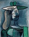 Femme au chapeau1 1961 Cubismo